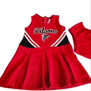 Atlanta Falcons Toddler Cheerleader Dress Set